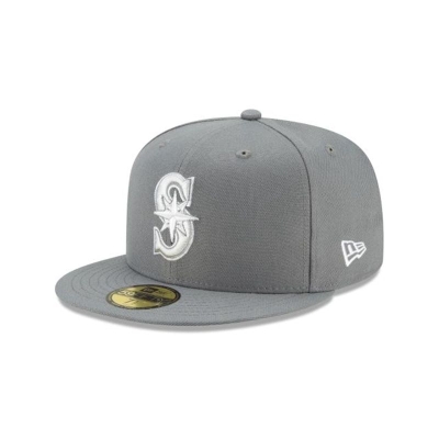 Seattle Mariners Gorra | New Era MLB Floral Undervisor 59fifty Fitted Cap Mexico - Grises